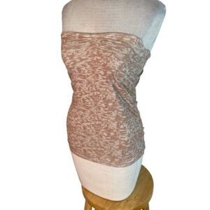 Insight Strapless Stretch Knit Top Tan Size XS